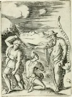 Picture 74 of 165 from Achillis Bocchii bonon. Symbolicarvm qvaestionvm de vniuerso genere, quas serio ludebat, libri qvinqve (1574), leaf 203