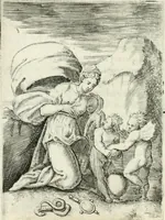 Picture 77 of 165 from Achillis Bocchii bonon. Symbolicarvm qvaestionvm de vniuerso genere, quas serio ludebat, libri qvinqve (1574), leaf 209