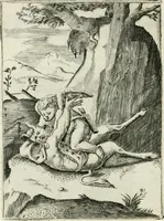 Picture 80 of 165 from Achillis Bocchii bonon. Symbolicarvm qvaestionvm de vniuerso genere, quas serio ludebat, libri qvinqve (1574), leaf 215
