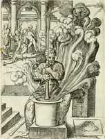 Picture 121 of 165 from Achillis Bocchii bonon. Symbolicarvm qvaestionvm de vniuerso genere, quas serio ludebat, libri qvinqve (1574), leaf 295