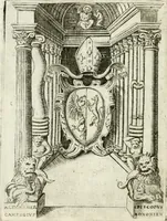 Picture 130 of 165 from Achillis Bocchii bonon. Symbolicarvm qvaestionvm de vniuerso genere, quas serio ludebat, libri qvinqve (1574), leaf 313