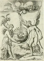 Picture 141 of 165 from Achillis Bocchii bonon. Symbolicarvm qvaestionvm de vniuerso genere, quas serio ludebat, libri qvinqve (1574), leaf 347