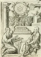 Picture 157 of 165 from Achillis Bocchii bonon. Symbolicarvm qvaestionvm de vniuerso genere, quas serio ludebat, libri qvinqve (1574), leaf 393