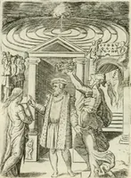 Picture 158 of 165 from Achillis Bocchii bonon. Symbolicarvm qvaestionvm de vniuerso genere, quas serio ludebat, libri qvinqve (1574), leaf 395