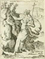 Picture 162 of 165 from Achillis Bocchii bonon. Symbolicarvm qvaestionvm de vniuerso genere, quas serio ludebat, libri qvinqve (1574), leaf 407