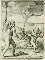 Picture 25 of 165 from Achillis Bocchii bonon. Symbolicarvm qvaestionvm de vniuerso genere, quas serio ludebat, libri qvinqve (1574), leaf 99