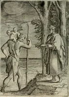 An illustration from Achillis Bocchii Bonon. Symbolicarum quaestionum, de vniuerso genere, quas serio ludebat, libri quinque (1574)