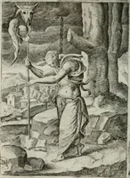 An illustration from Achillis Bocchii Bonon. Symbolicarum quaestionum, de vniuerso genere, quas serio ludebat, libri quinque (1574)