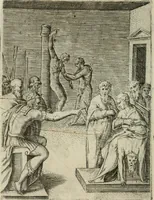 An illustration from Achillis Bocchii Bonon. Symbolicarum quaestionum, de vniuerso genere, quas serio ludebat, libri quinque (1574)