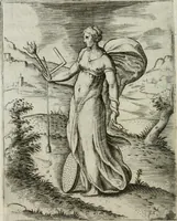 An illustration from Achillis Bocchii Bonon. Symbolicarum quaestionum, de vniuerso genere, quas serio ludebat, libri quinque (1574)