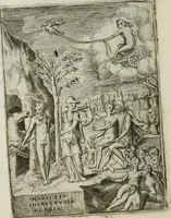An illustration from Achillis Bocchii Bonon. Symbolicarum quaestionum, de vniuerso genere, quas serio ludebat, libri quinque (1574)
