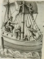 An illustration from Achillis Bocchii Bonon. Symbolicarum quaestionum, de vniuerso genere, quas serio ludebat, libri quinque (1574)