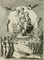 An illustration from Achillis Bocchii Bonon. Symbolicarum quaestionum, de vniuerso genere, quas serio ludebat, libri quinque (1574)