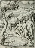 An illustration from Achillis Bocchii Bonon. Symbolicarum quaestionum, de vniuerso genere, quas serio ludebat, libri quinque (1574)