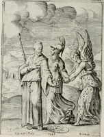 An illustration from Achillis Bocchii Bonon. Symbolicarum quaestionum, de vniuerso genere, quas serio ludebat, libri quinque (1574)