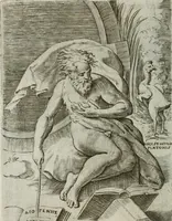 An illustration from Achillis Bocchii Bonon. Symbolicarum quaestionum, de vniuerso genere, quas serio ludebat, libri quinque (1574)