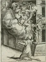 Picture 115 of 157 from Achillis Bocchii Bonon. Symbolicarum quaestionum, de vniuerso genere, quas serio ludebat, libri quinque (1574), leaf 285