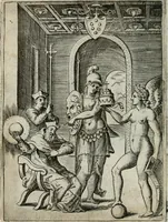 An illustration from Achillis Bocchii Bonon. Symbolicarum quaestionum, de vniuerso genere, quas serio ludebat, libri quinque (1574)
