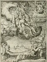 An illustration from Achillis Bocchii Bonon. Symbolicarum quaestionum, de vniuerso genere, quas serio ludebat, libri quinque (1574)