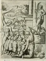 An illustration from Achillis Bocchii Bonon. Symbolicarum quaestionum, de vniuerso genere, quas serio ludebat, libri quinque (1574)