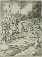 An illustration from Achillis Bocchii Bonon. Symbolicarum quaestionum, de vniuerso genere, quas serio ludebat, libri quinque (1574)