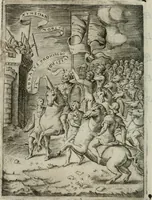 An illustration from Achillis Bocchii Bonon. Symbolicarum quaestionum, de vniuerso genere, quas serio ludebat, libri quinque (1574)