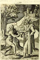 An illustration from Achillis Bocchii Bonon. Symbolicarvm qvaestionvm, de vniverso genere, quas serio ludebat, libri qvinqve (1574)