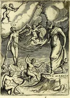 An illustration from Achillis Bocchii Bonon. Symbolicarvm qvaestionvm, de vniverso genere, quas serio ludebat, libri qvinqve (1574)