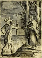 An illustration from Achillis Bocchii Bonon. Symbolicarvm qvaestionvm, de vniverso genere, quas serio ludebat, libri qvinqve (1574)