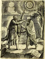 An illustration from Achillis Bocchii Bonon. Symbolicarvm qvaestionvm, de vniverso genere, quas serio ludebat, libri qvinqve (1574)