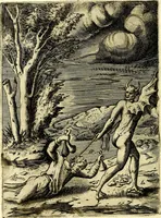 An illustration from Achillis Bocchii Bonon. Symbolicarvm qvaestionvm, de vniverso genere, quas serio ludebat, libri qvinqve (1574)