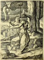 An illustration from Achillis Bocchii Bonon. Symbolicarvm qvaestionvm, de vniverso genere, quas serio ludebat, libri qvinqve (1574)