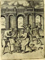 An illustration from Achillis Bocchii Bonon. Symbolicarvm qvaestionvm, de vniverso genere, quas serio ludebat, libri qvinqve (1574)