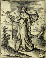 An illustration from Achillis Bocchii Bonon. Symbolicarvm qvaestionvm, de vniverso genere, quas serio ludebat, libri qvinqve (1574)