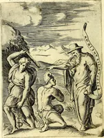 An illustration from Achillis Bocchii Bonon. Symbolicarvm qvaestionvm, de vniverso genere, quas serio ludebat, libri qvinqve (1574)