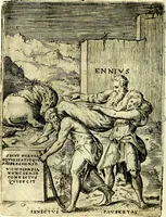 An illustration from Achillis Bocchii Bonon. Symbolicarvm qvaestionvm, de vniverso genere, quas serio ludebat, libri qvinqve (1574)