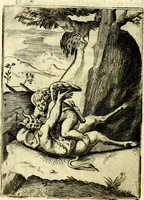 An illustration from Achillis Bocchii Bonon. Symbolicarvm qvaestionvm, de vniverso genere, quas serio ludebat, libri qvinqve (1574)