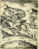 An illustration from Achillis Bocchii Bonon. Symbolicarvm qvaestionvm, de vniverso genere, quas serio ludebat, libri qvinqve (1574)