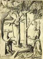 An illustration from Achillis Bocchii Bonon. Symbolicarvm qvaestionvm, de vniverso genere, quas serio ludebat, libri qvinqve (1574)