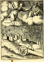 An illustration from Achillis Bocchii Bonon. Symbolicarvm qvaestionvm, de vniverso genere, quas serio ludebat, libri qvinqve (1574)