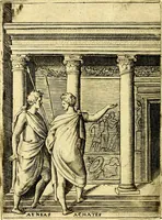 An illustration from Achillis Bocchii Bonon. Symbolicarvm qvaestionvm, de vniverso genere, quas serio ludebat, libri qvinqve (1574)
