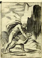 An illustration from Achillis Bocchii Bonon. Symbolicarvm qvaestionvm, de vniverso genere, quas serio ludebat, libri qvinqve (1574)