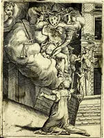 An illustration from Achillis Bocchii Bonon. Symbolicarvm qvaestionvm, de vniverso genere, quas serio ludebat, libri qvinqve (1574)