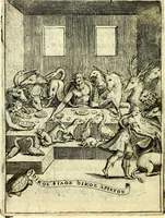 An illustration from Achillis Bocchii Bonon. Symbolicarvm qvaestionvm, de vniverso genere, quas serio ludebat, libri qvinqve (1574)