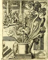 An illustration from Achillis Bocchii Bonon. Symbolicarvm qvaestionvm, de vniverso genere, quas serio ludebat, libri qvinqve (1574)