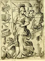 An illustration from Achillis Bocchii Bonon. Symbolicarvm qvaestionvm, de vniverso genere, quas serio ludebat, libri qvinqve (1574)