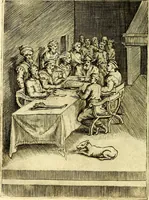An illustration from Achillis Bocchii Bonon. Symbolicarvm qvaestionvm, de vniverso genere, quas serio ludebat, libri qvinqve (1574)