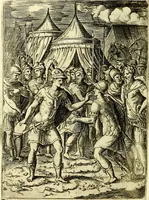 An illustration from Achillis Bocchii Bonon. Symbolicarvm qvaestionvm, de vniverso genere, quas serio ludebat, libri qvinqve (1574)