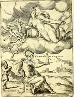 An illustration from Achillis Bocchii Bonon. Symbolicarvm qvaestionvm, de vniverso genere, quas serio ludebat, libri qvinqve (1574)