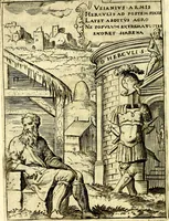 An illustration from Achillis Bocchii Bonon. Symbolicarvm qvaestionvm, de vniverso genere, quas serio ludebat, libri qvinqve (1574)